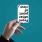 From another POV Sticker waterproof vinyl decal for laptop, bike, car & bottle
