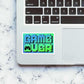 Game Over : Let's Replay Sticker waterproof vinyl decal for laptop, bike, car & bottle