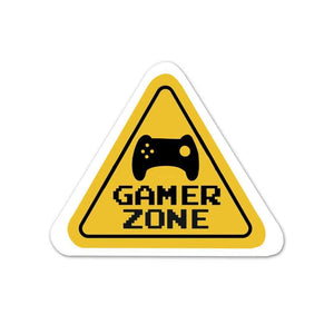 Gamer Zone Sticker waterproof vinyl decal for laptop, bike, car & bottle