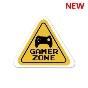 Gamer Zone Sticker waterproof vinyl decal for laptop, bike, car & bottle