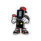 Gaming : Old School Sticker waterproof vinyl decal for laptop, bike, car & bottle