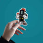 Gaming : Old School Sticker waterproof vinyl decal for laptop, bike, car & bottle