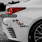 Gender is Social Construct Bumper Sticker waterproof vinyl decal for laptop, bike, car & bottle