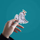 Ghost : Boooo Sticker waterproof vinyl decal for laptop, bike, car & bottle