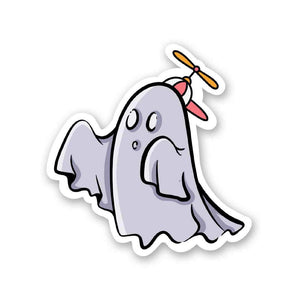 Ghost : Boooo Sticker waterproof vinyl decal for laptop, bike, car & bottle