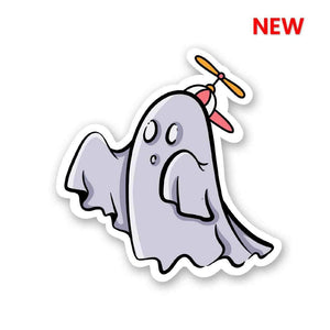 Ghost : Boooo Sticker waterproof vinyl decal for laptop, bike, car & bottle