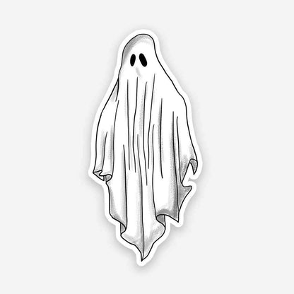 GHOST STICKER waterproof vinyl decal for laptop, bike, car & bottle