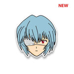 Girl with eye patch Sticker waterproof vinyl decal for laptop, bike, car & bottle
