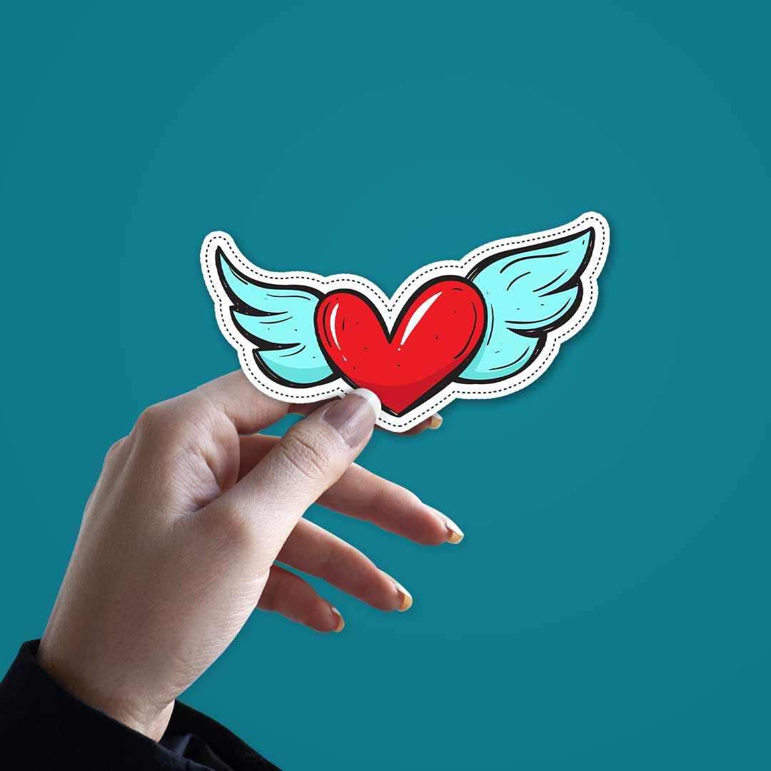 Gives you wings Sticker waterproof vinyl decal for laptop, bike, car & bottle