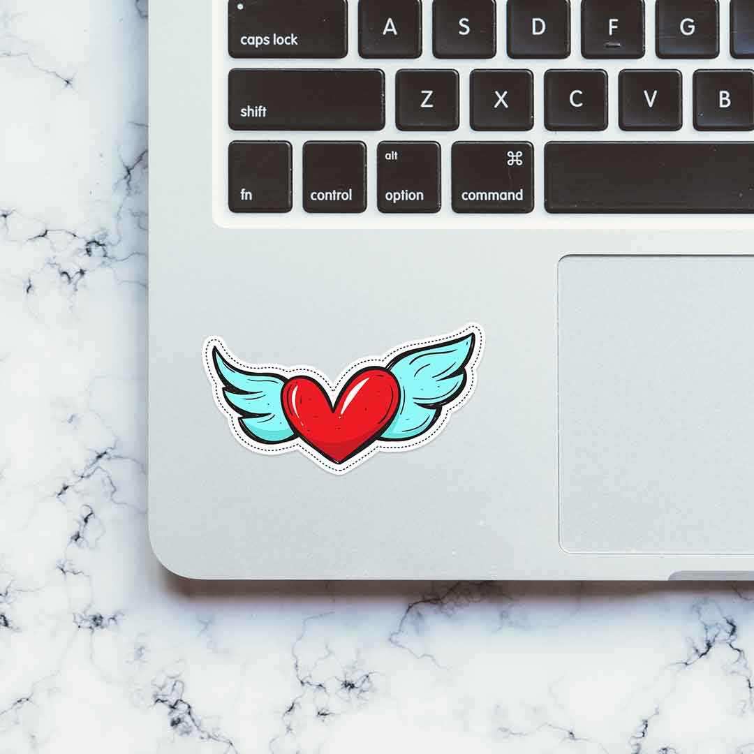 Gives you wings Sticker waterproof vinyl decal for laptop, bike, car & bottle