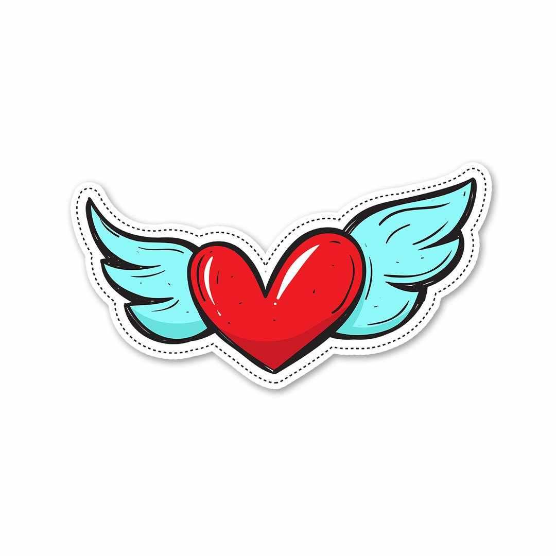 Gives you wings Sticker waterproof vinyl decal for laptop, bike, car & bottle