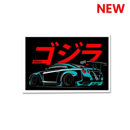 Godzilla Supreme Sticker waterproof vinyl decal for laptop, bike, car & bottle