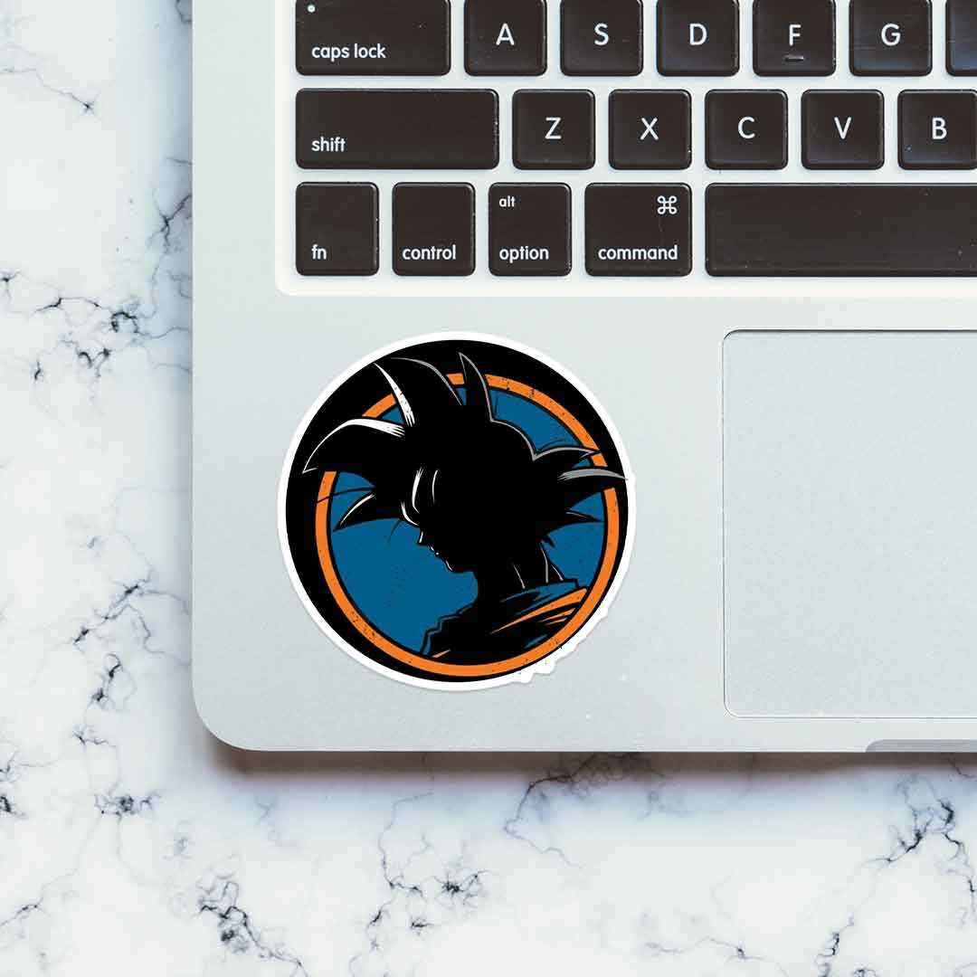Goku Legacy Sticker waterproof vinyl decal for laptop, bike, car & bottle