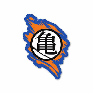 Goku Logo Sticker waterproof vinyl decal for laptop, bike, car & bottle