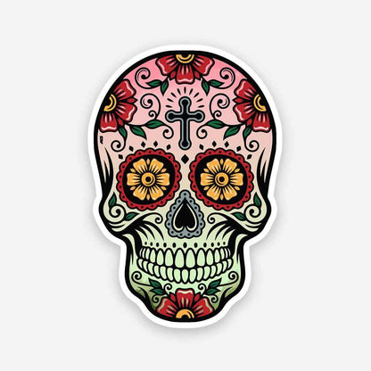 Graffiti skull sticker waterproof vinyl decal for laptop, bike, car & bottle