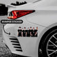 Haikyuu Bumper Sticker waterproof vinyl decal for laptop, bike, car & bottle
