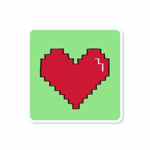 Heart Sticker waterproof vinyl decal for laptop, bike, car & bottle