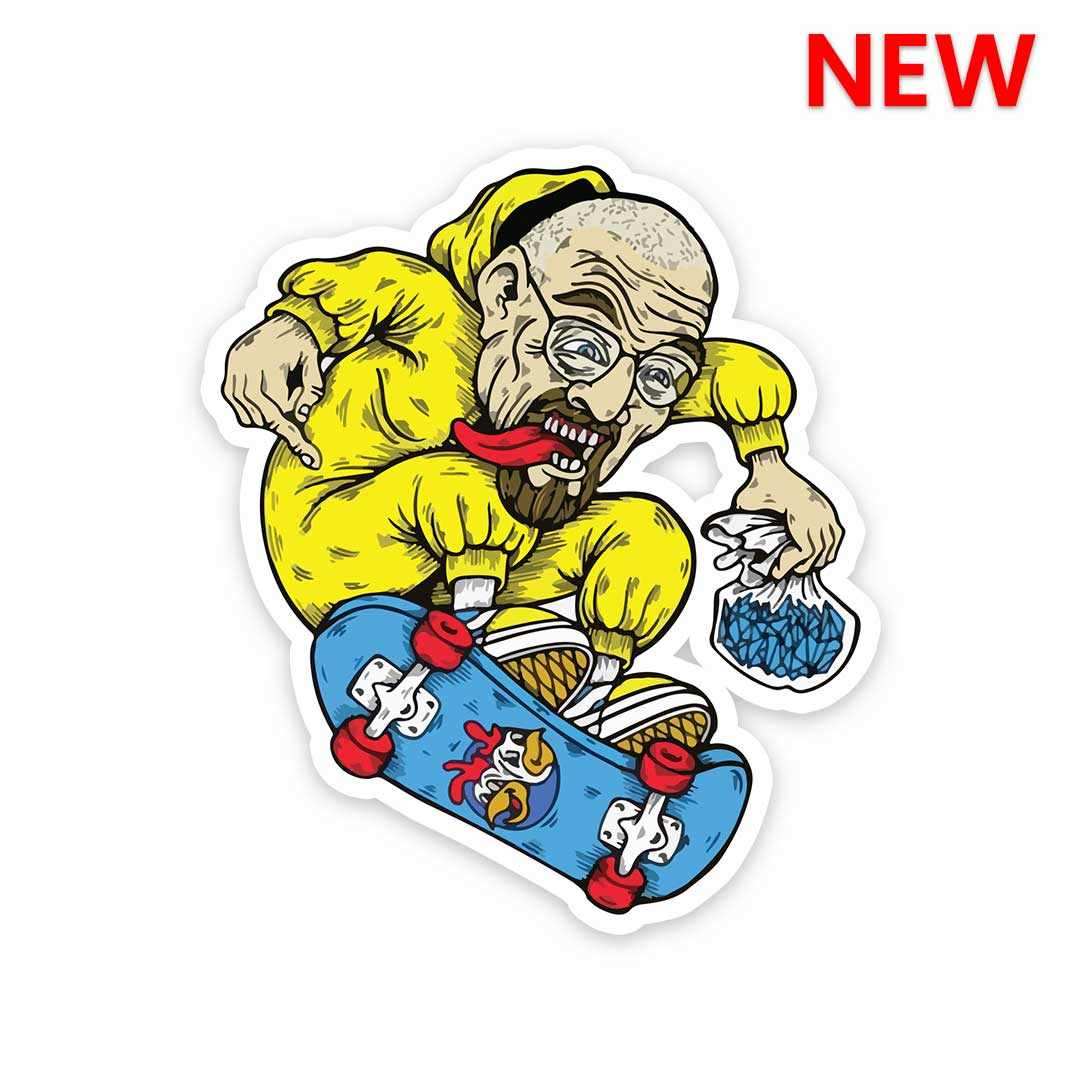 Heisenberg skateboard Sticker - STICK IT UP