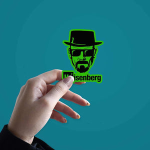 Heisenberg Sticker waterproof vinyl decal for laptop, bike, car & bottle