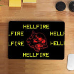 HELLFIRE Laptop Skin waterproof vinyl decal for laptop, bike, car & bottle