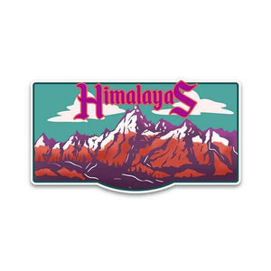 Himalayas Bumper Sticker waterproof vinyl decal for laptop, bike, car & bottle