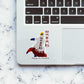 Hokage for President Sticker waterproof vinyl decal for laptop, bike, car & bottle