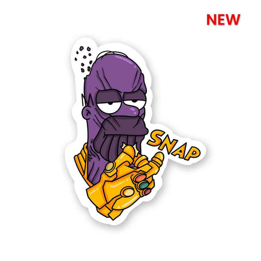 Homer Snap Sticker - STICK IT UP