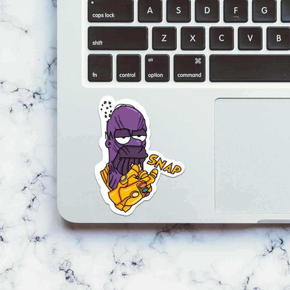 Homer Snap Sticker - STICK IT UP