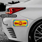HORN OK PLEASE Bumper Sticker waterproof vinyl decal for laptop, bike, car & bottle