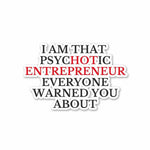 HOT ENTREPRENEUR Sticker waterproof vinyl decal for laptop, bike, car & bottle