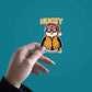 Hugsy Sticker waterproof vinyl decal for laptop, bike, car & bottle