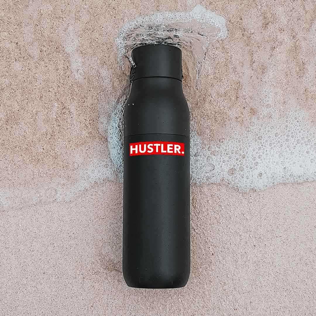 HUSTLER Sticker waterproof vinyl decal for laptop, bike, car & bottle