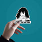 I woke up like this Sticker waterproof vinyl decal for laptop, bike, car & bottle