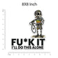 I'll Do This Alone Bumper Sticker waterproof vinyl decal for laptop, bike, car & bottle