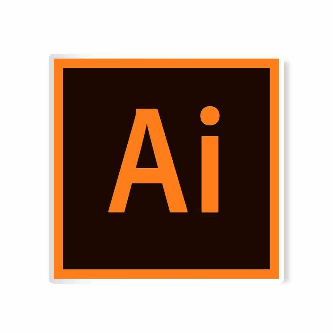 Illustrator Logo Sticker - STICK IT UP