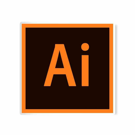 Illustrator Logo Sticker - STICK IT UP