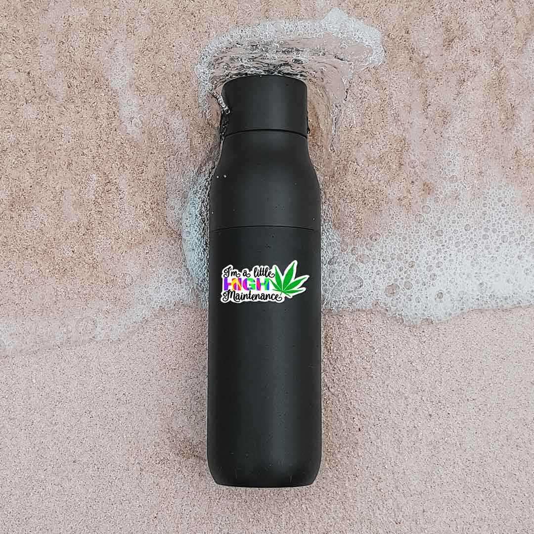 I'm High Maintenance Sticker waterproof vinyl decal for laptop, bike, car & bottle