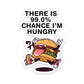 I'm Hungry Sticker waterproof vinyl decal for laptop, bike, car & bottle