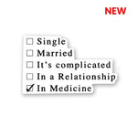 In Medicine Sticker waterproof vinyl decal for laptop, bike, car & bottle