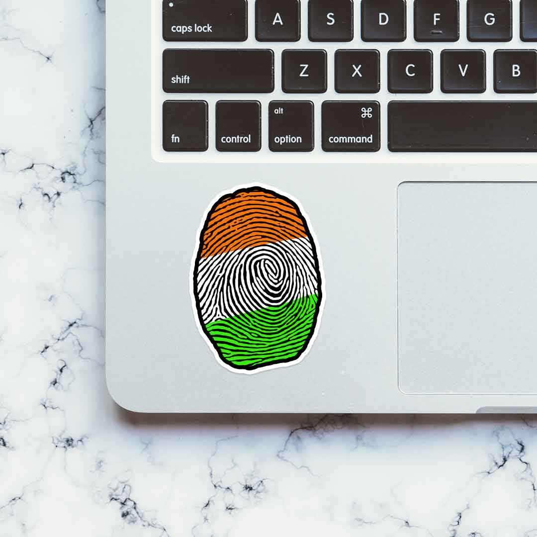 Indian DNA sticker waterproof vinyl decal for laptop, bike, car & bottle