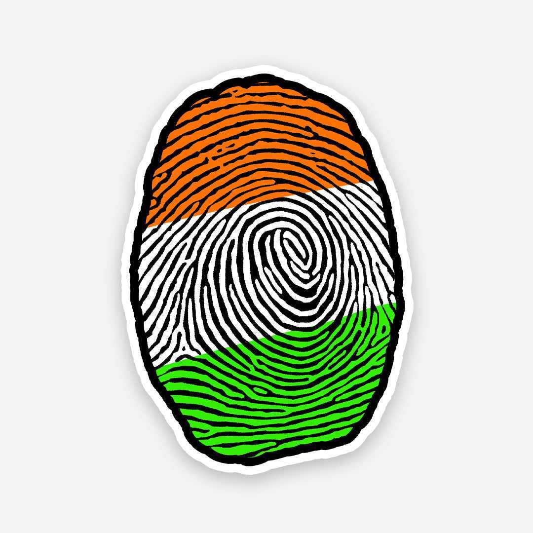 Indian DNA sticker waterproof vinyl decal for laptop, bike, car & bottle