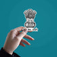 Indian Emblem sticker waterproof vinyl decal for laptop, bike, car & bottle