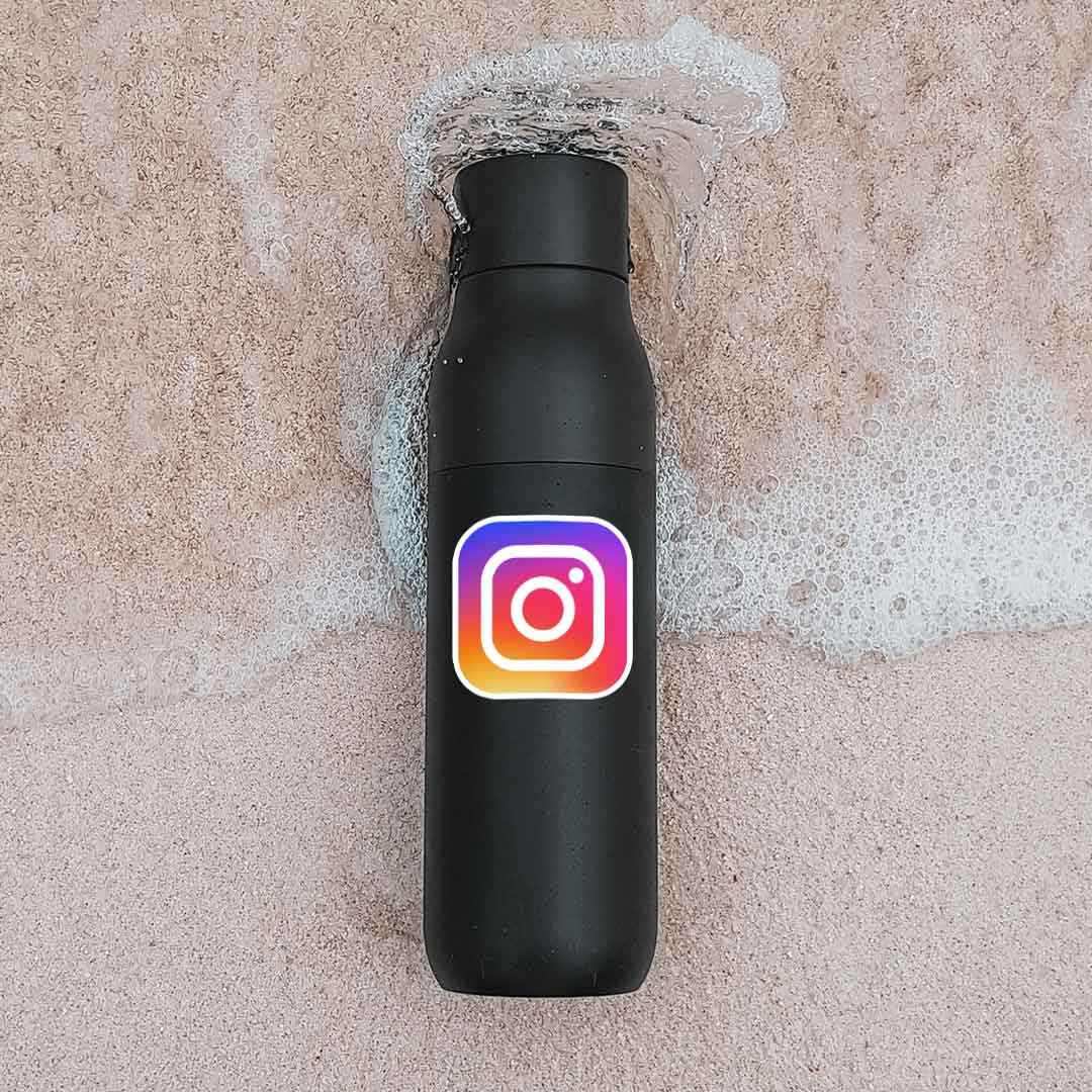 Instagram Logo Sticker waterproof vinyl decal for laptop, bike, car & bottle