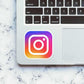 Instagram Logo Sticker waterproof vinyl decal for laptop, bike, car & bottle