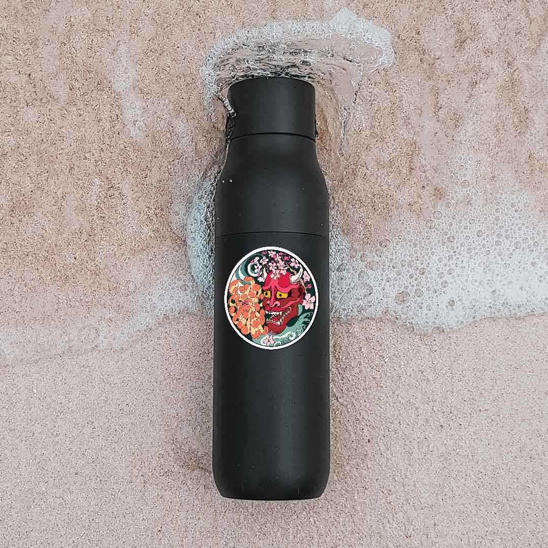 Japanese Art Sticker waterproof vinyl decal for laptop, bike, car & bottle
