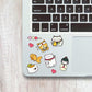 Japanese Culture Mini Stickers Sheet waterproof vinyl decal for laptop, bike, car & bottle