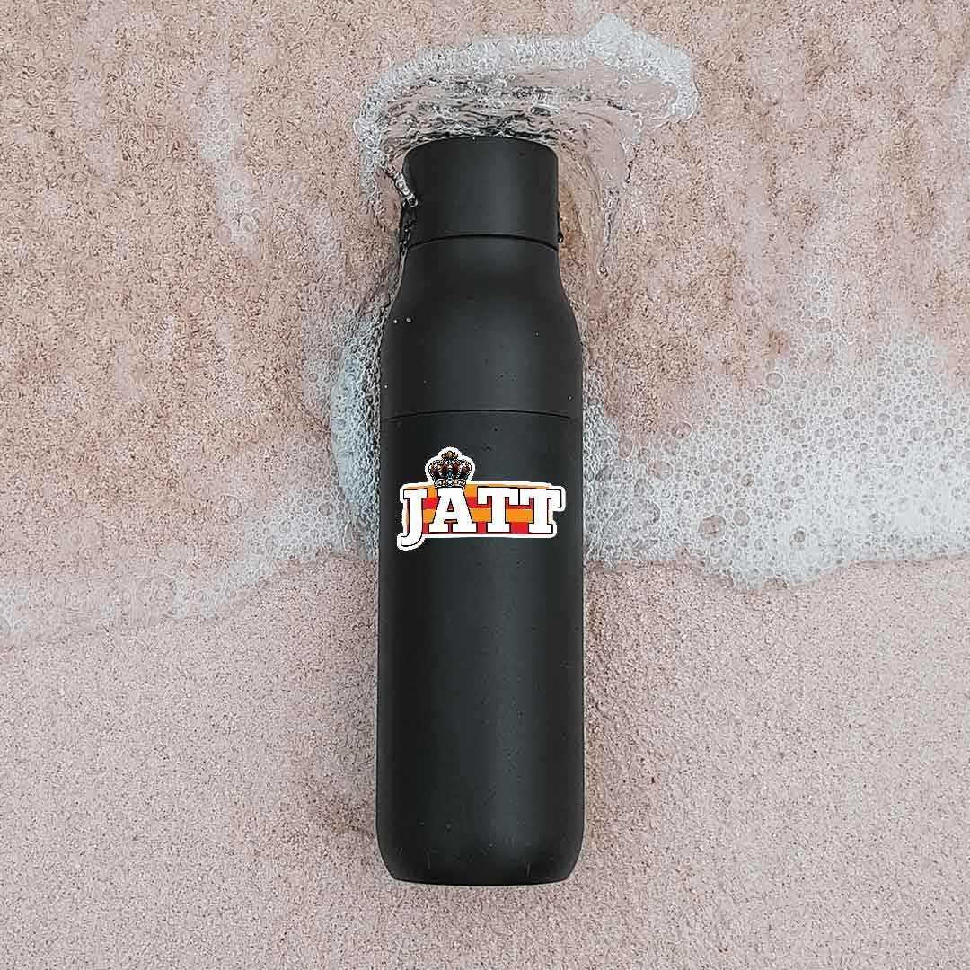 Jatt sticker waterproof vinyl decal for laptop, bike, car & bottle