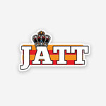 Jatt sticker waterproof vinyl decal for laptop, bike, car & bottle