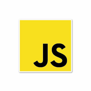 JavaScript Sticker waterproof vinyl decal for laptop, bike, car & bottle