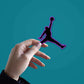 Jordan Sticker waterproof vinyl decal for laptop, bike, car & bottle